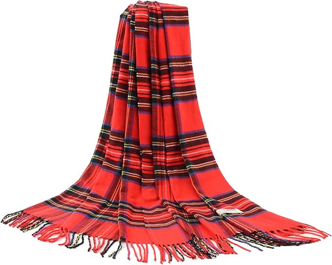 Signare Cashmere-Like Large Plaid Tartan Shawl Wrap Scarf for Women | Amazon (UK)