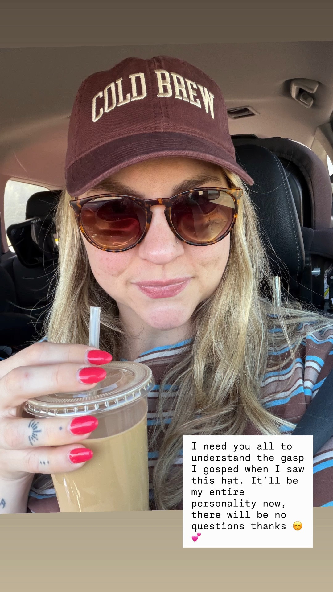 I need you all to understand the gasp I gosped when I saw this hat. It'll be my entire personality now, there will be no questions thanks ☺️💕

#LTKdayinmylife #LTKSaleAlert #LTKmomlife