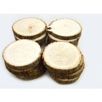 Basswood Rustic Refined Rounds Small 16Pk | Etsy (US)