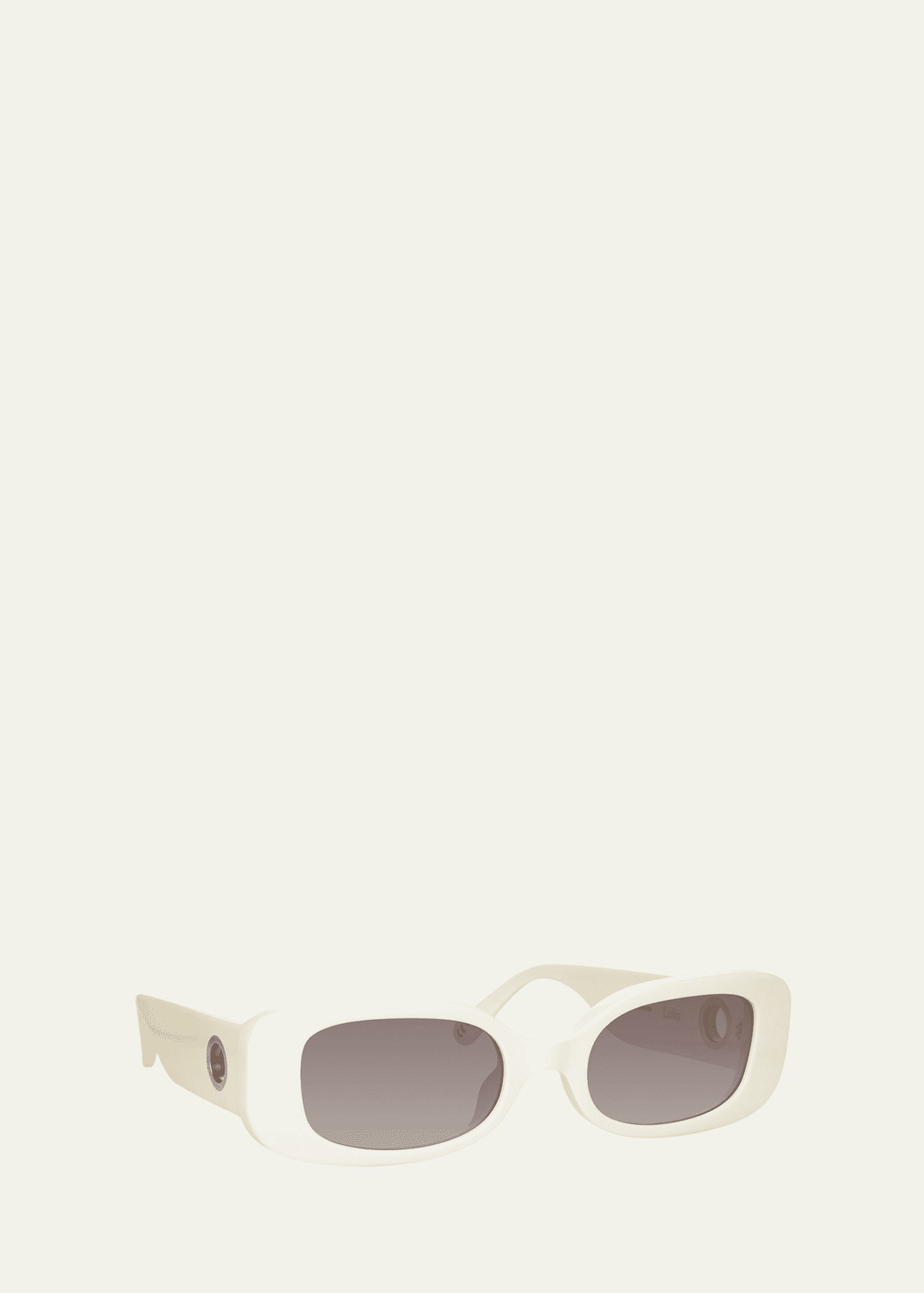 Linda Farrow Lola Rectangle Acetate & Nylon Sunglasses | Bergdorf Goodman