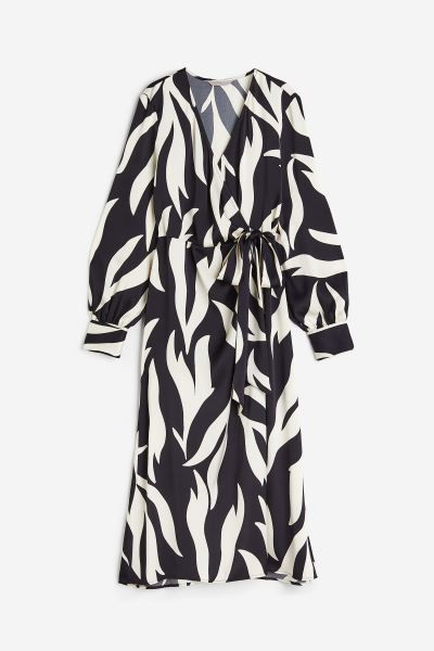Balloon-sleeved Wrap Dress | H&M (US + CA)