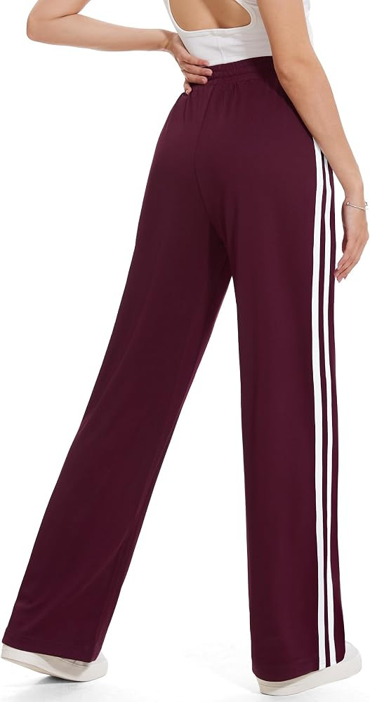 Tapata Women's 26/28/30/32/34/36 Inseam Track Pants Loose Straight Leg Jogging Sweatpants Warm-Up... | Amazon (US)