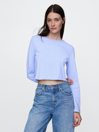 Organic Cotton VintageSoft Cropped T-Shirt | Gap (CA)