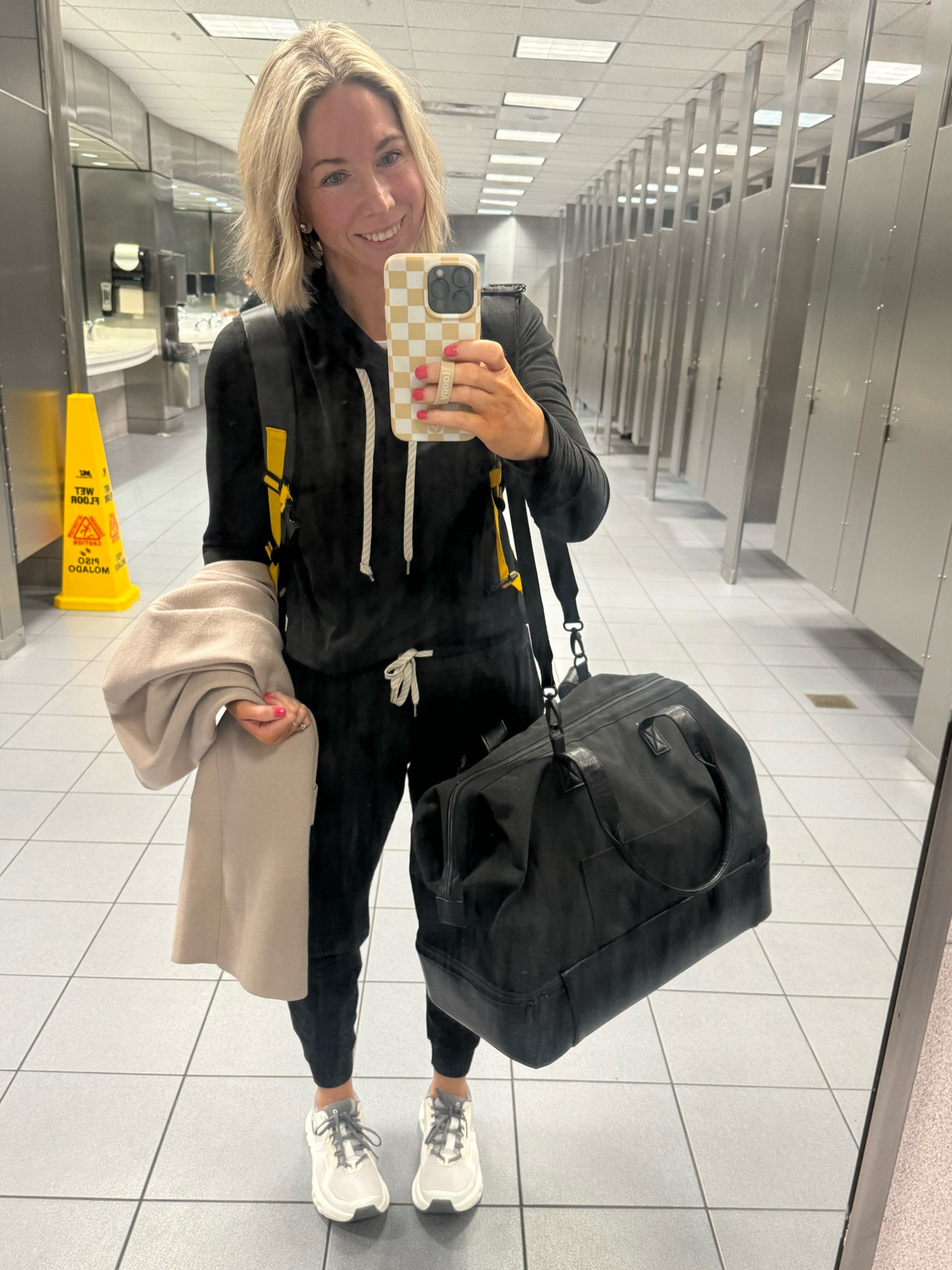 Travel essential - linking my faves! 

Vuori hoodie and joggers size small 
Cardi coat size small 
Beis weekender bag - great gift idea for the traveler 
On cloudrunner 2 sneakers 

Travel bag - travel essentials 
#ltksalealert #ltkactive #ltkover40 #ltkgiftguide 

#LTKTravel #LTKCyberWeek #LTKFindsUnder100