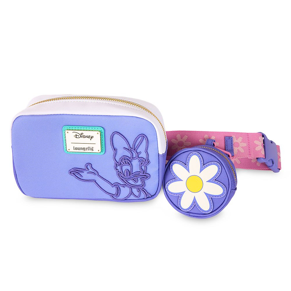Daisy Duck 85th Anniversary Loungefly Hip Pack and Coin Purse | Disney Store