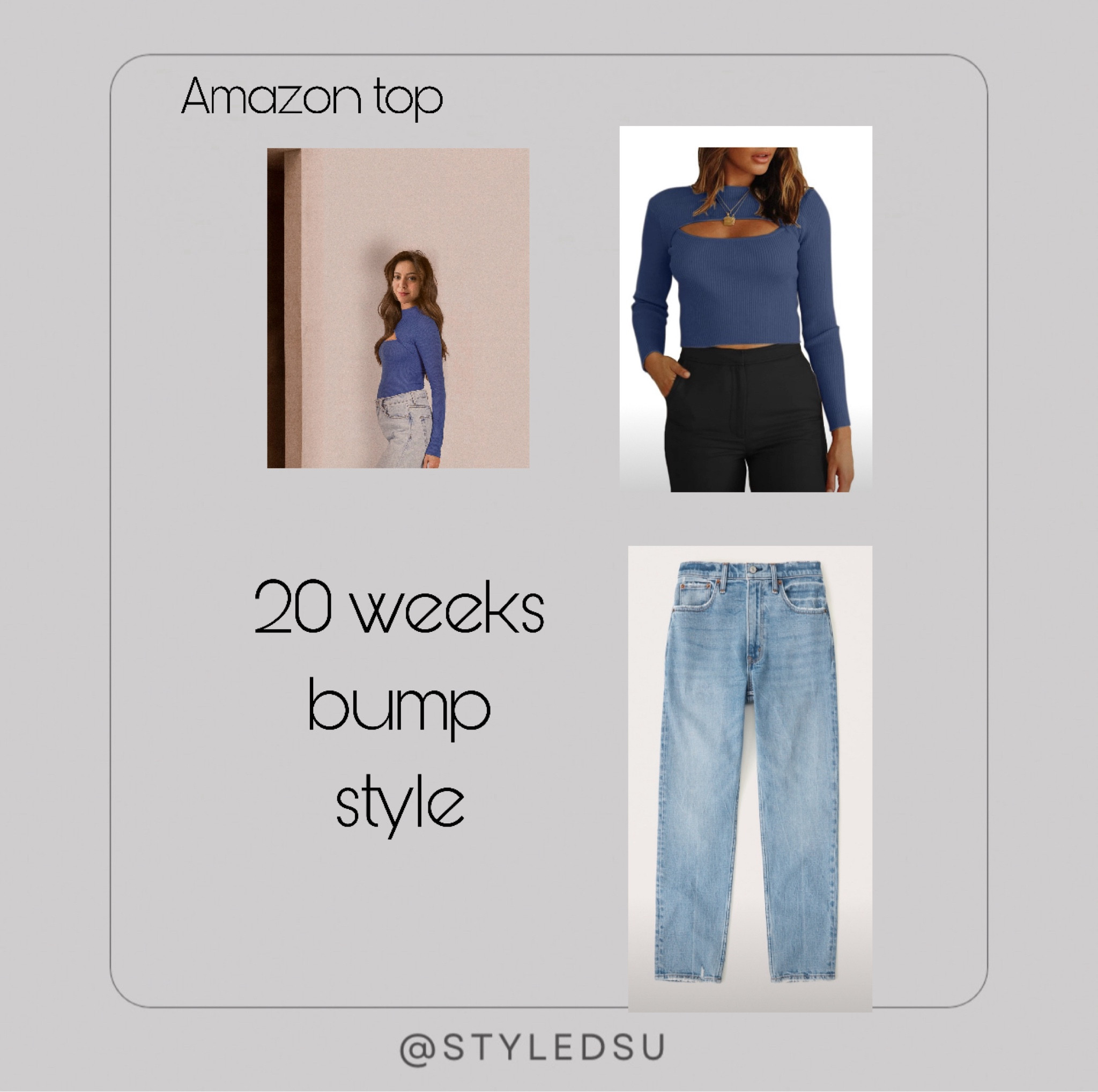 20 weeks bump style.
Pregnancy top from amazon. 
Amazon top. 
Fall top from amazon. 
Abercrombie jeans. 
Maternity jeans. 
Bump style. ltk bump , ltk sale , ltk find , ltk baby, ltk curves, ltk family , ltk sale alert, ltk style tip , ltk under 100, ltk under 50 ,
Fall outfit inspo, fall style, fall fashion . 

outfit inspo, fashion inspo, content creator, basic style , style inspo , street style, fashion style, outfit inspo, parisian style, styling inspiration, 
capsule wardrobe, style inspo, fashion blogger, neutral colors, minimalist, minimal fashion, blazer, basic style , style inspo , street style, fashion style, outfit inspo, parisian style, styling inspiration, ootd. basic style , style inspo , street style, fashion style, outfit inspo, parisian style, styling inspiration, 

Fall outfit ideas , fall outfit inspo, Floral dress with knee high boots , Fall fashion, fall style 2023, fall , fall booties, fall boots, fall boots2023, fall booties, fall bags, fall basics, fall clothes, fal lclothes womens, fall capsule, fall capsule wardrobe, capsule wardrobe fall, fall concert, fall clothing, fall fashion, fall fashion 2023, fall family photos, fall inspo, fall looks, Nashville fall, fall outfits , fall outfits 2023, fall 2023 outfits , fall photoshoot, fall photos, fall shoes, fall sweaters, fall style, fall trends, fall trends 2022, fall 2023 trends , fall transition, fall tops, early fall, fallphotooutfit, fall family photo outfit , family photo outfit fall. 

#LTKbump #LTKSeasonal #LTKfindsunder100