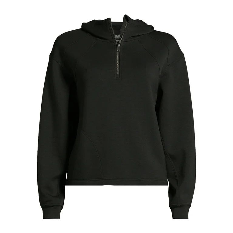 Avia Women's Seamed Quarter Zip Hoodie, Sizes XS-XXXL - Walmart.com | Walmart (US)