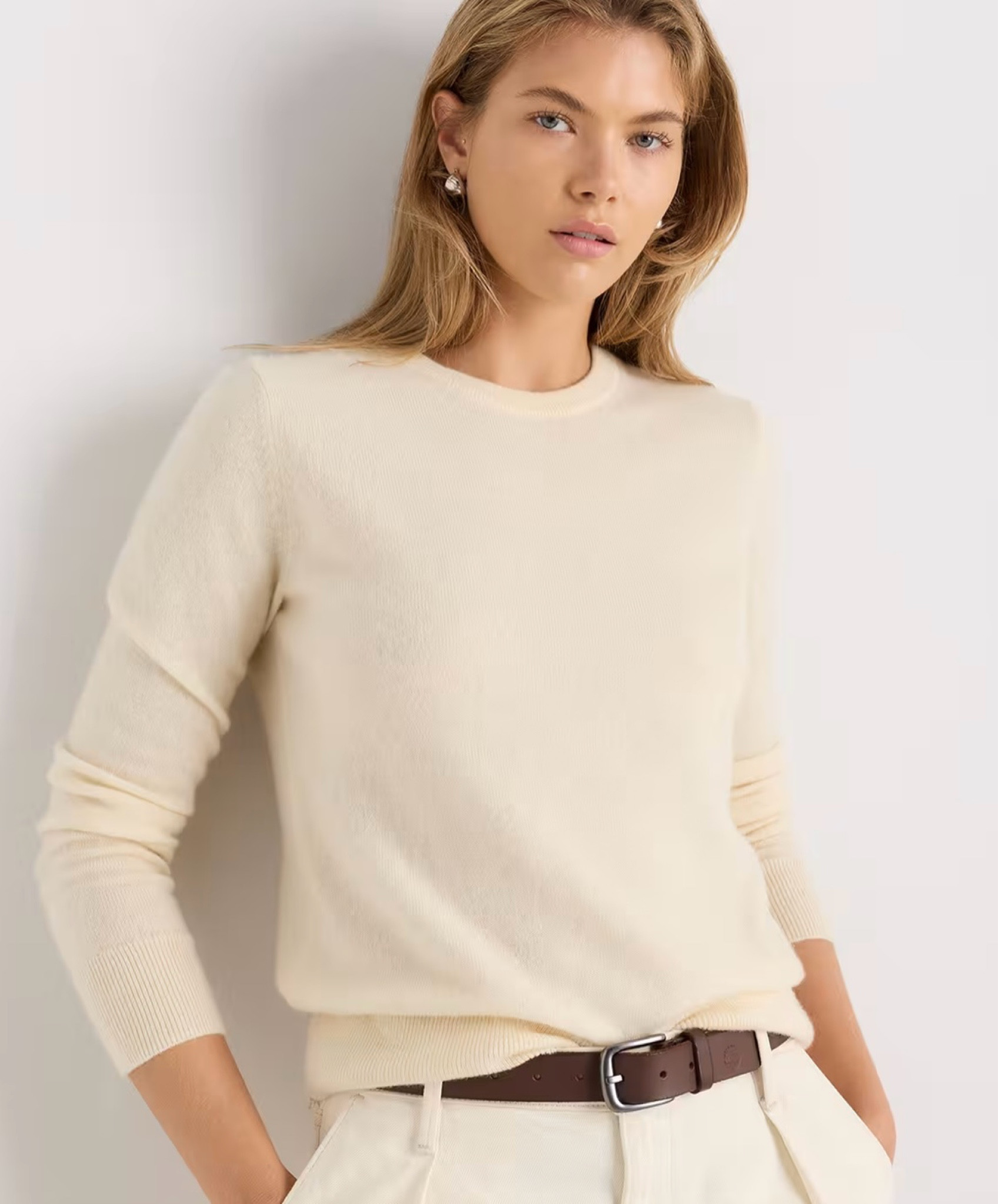 My sweater is on major sale! 
It’s so soft, smooth, and comfortable, with a classic look that works well on its own or layered under jackets. 
A closet staple.  
Available in many different colors. 
Grab one or two while you can!

#LTKSaleAlert #LTKOver40 #LTKU