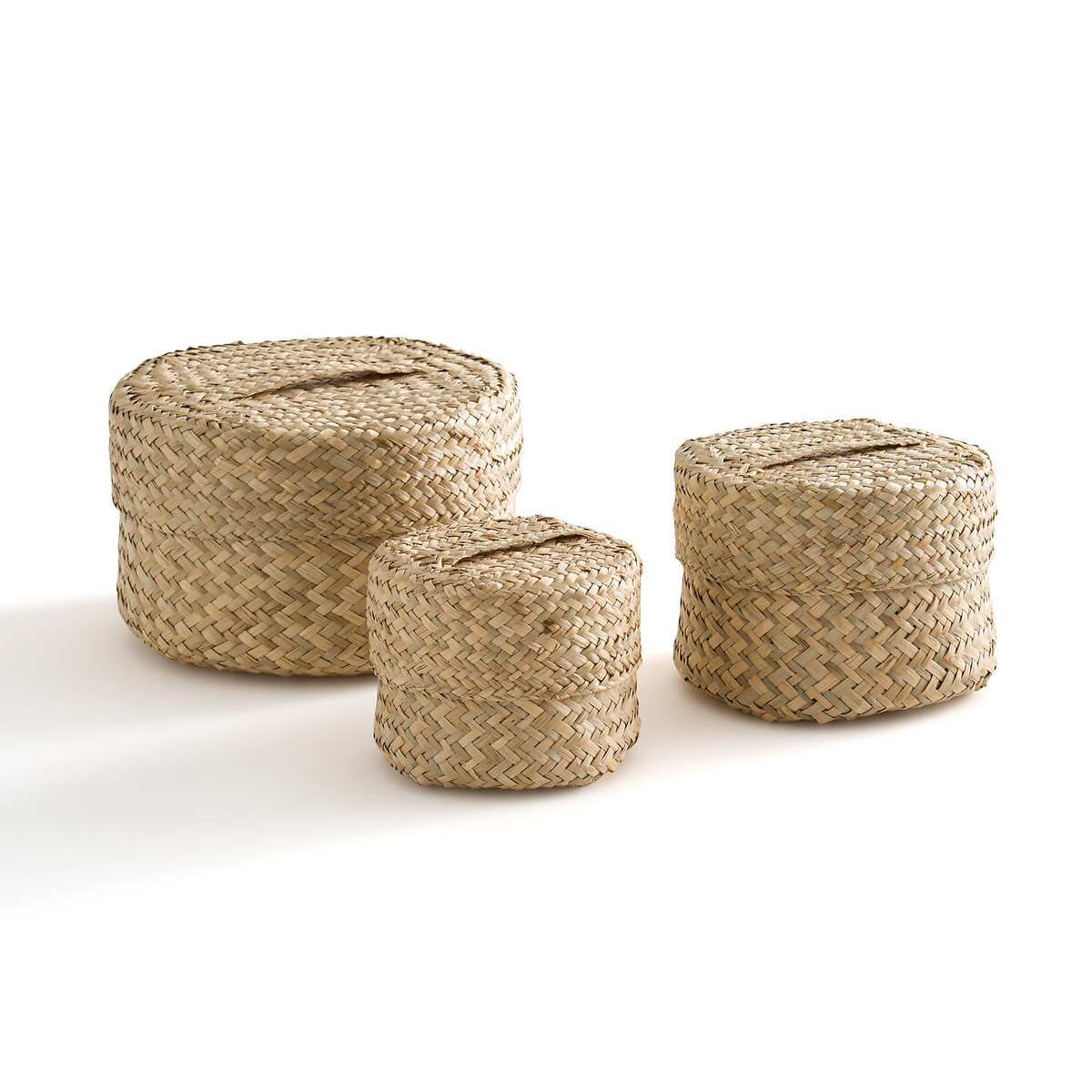 Set of 3 Kotak Braided Storage Boxes | La Redoute (UK)