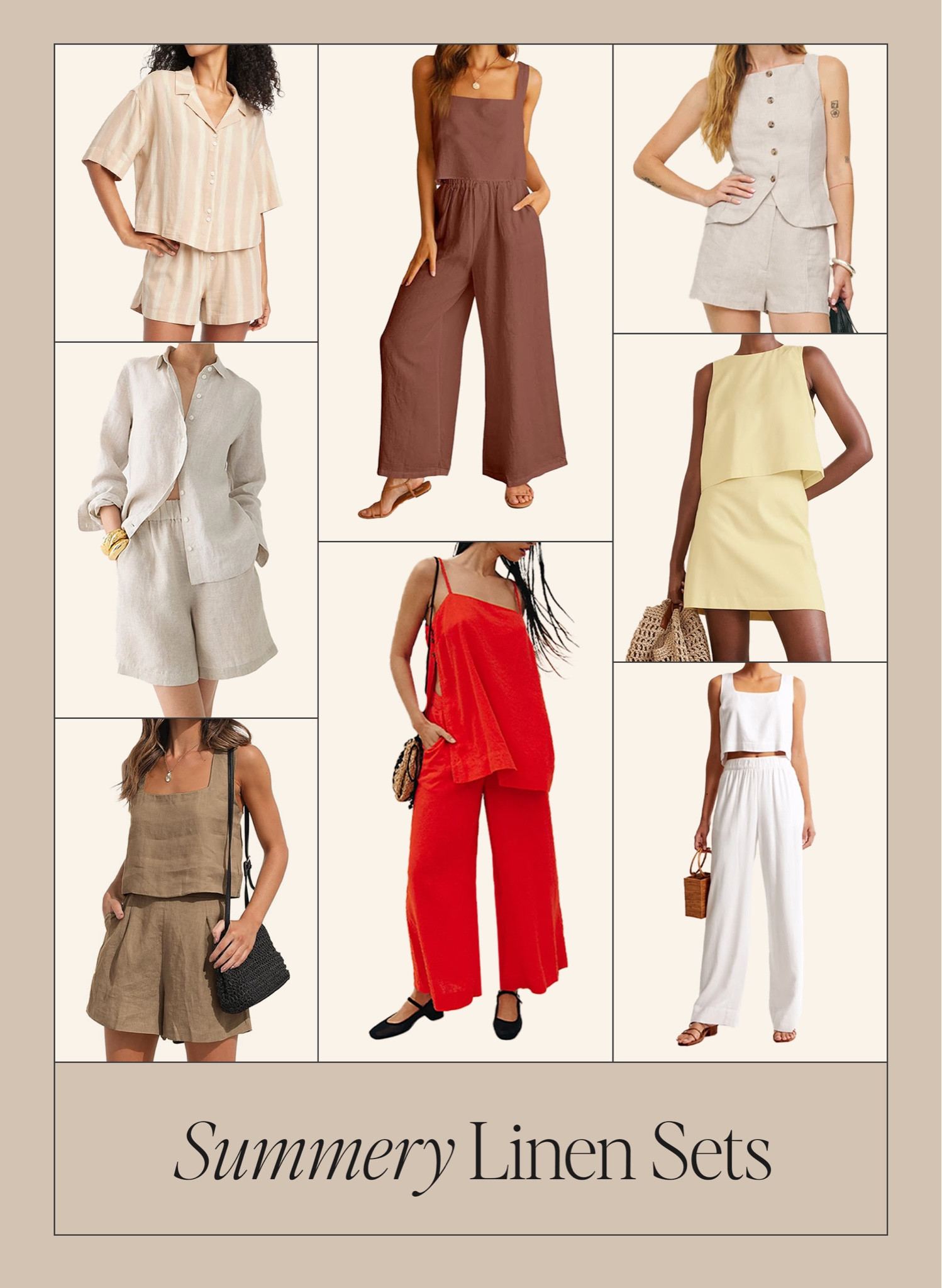 linen sets for summer!! 

#LTKStyleTip #LTKSeasonal #LTKSummerSales