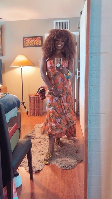 Call me Peaches & purple! Love this fit from Farm Rio my go to & should be yours for all #festivalseaon #weddingseason #sprinddress season  long!🍑

#LTKFind #LTKunder50 #LTKFestival