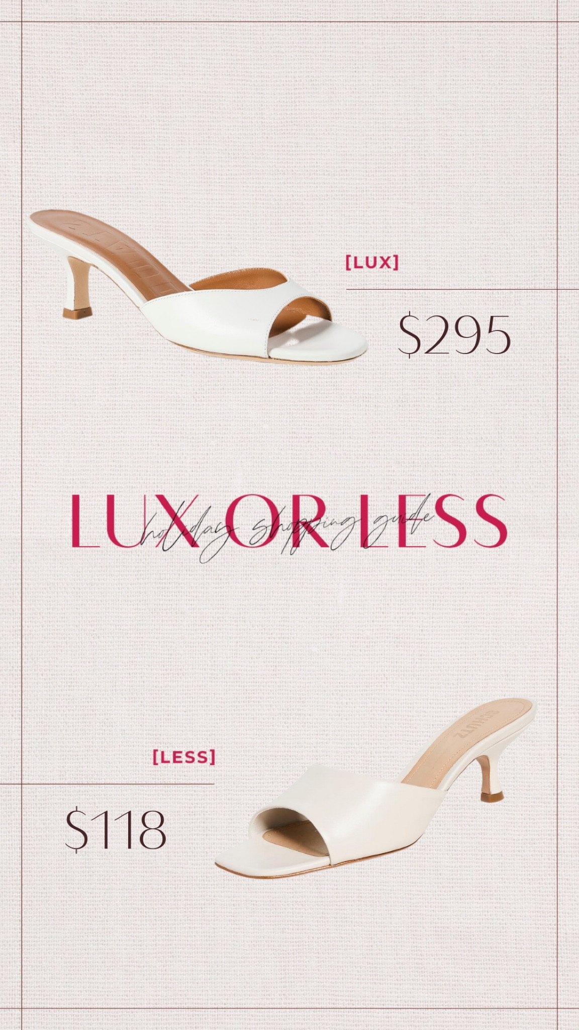 Luxe or Less: Shoes 🤍🖤



White pumps, heels

#LTKTravel #LTKSeasonal #LTKOver40