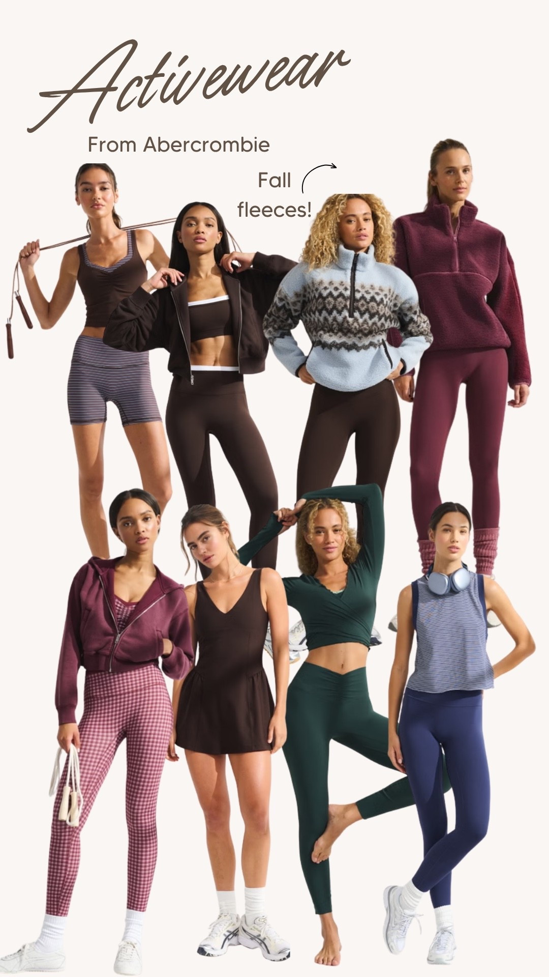 @abercrombie’s fall activewear arrivals are SO good 🙌 linked my picks