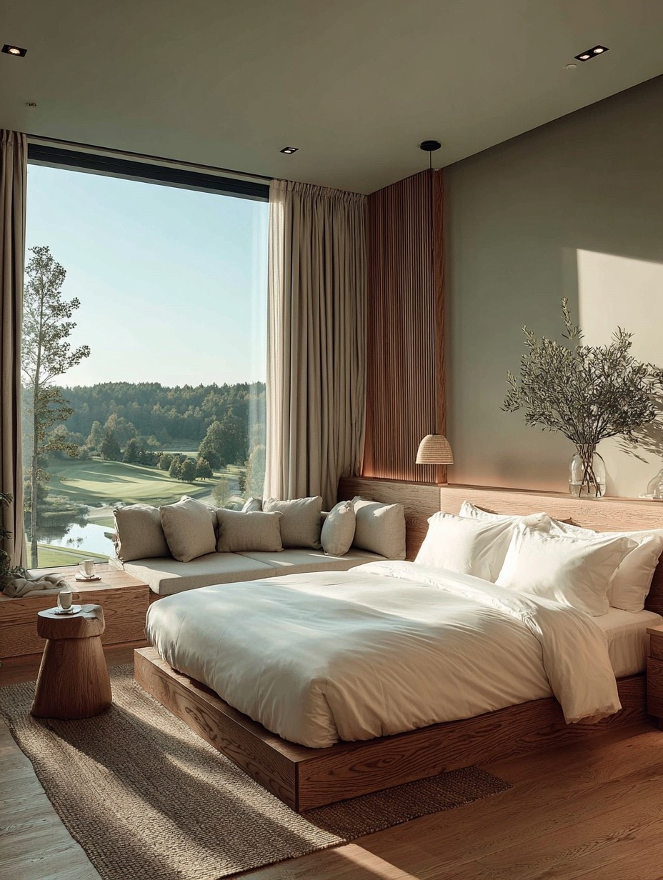 Quiet luxury. When quality materials and subtle colors come together to create a subtle, quiet, calming and luxurious bedroom sanctuary! @knof_design #bedroomdesign #quietluxury 

#LTKHome #LTKSaleAlert #LTKselfcare