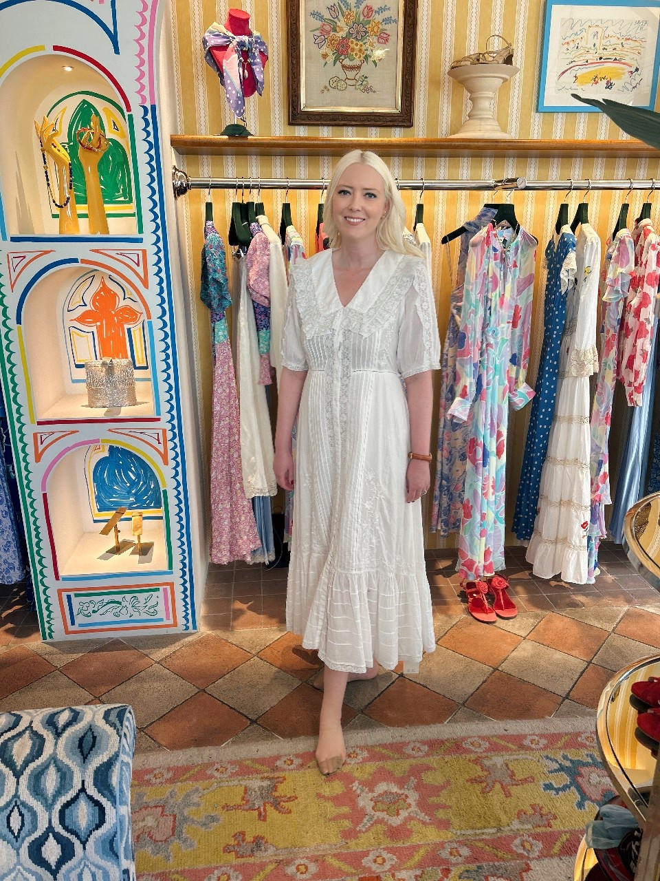 If you’re looking for the perfect white spring summer dress, look no further than the Edina White Cotton Maxi Dress by Rixo London - featuring all the romantic details including pretty short sleeves and vintage style lace and embroidery. It also features a thin tie so that you can adjust the waistline. There is also a cute blouse in the same style, but hurry - these are selling fast! 

#LTKeurope #LTKsummer #LTKuk