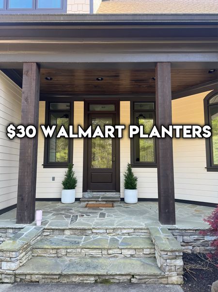 $30 Walmart planters. Huge and look so good. Love!!! Plants are from Amazon and linked on my Amazon storefront 


#LTKstyletip #LTKfindsunder50 #LTKhome