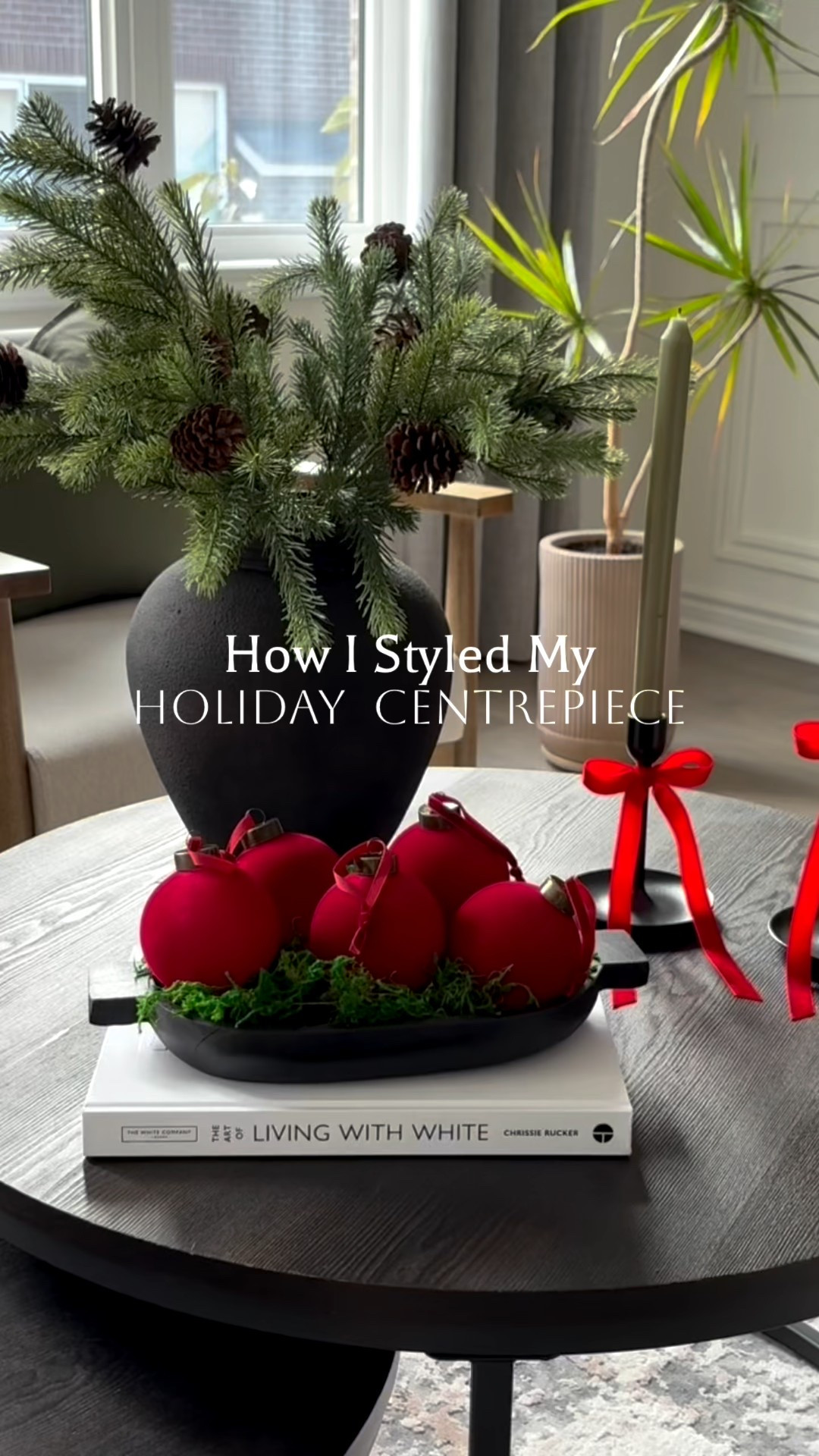 One of my favourite ways to use ornaments is to place them in a decorative bowl.

A simple but elegant way to style a focal point!

These red velvet Christmas ornaments are stunning and perfect if you are going for the Ralph Lauren Christmas style. These are definitely “luxe for less” look. 

Christmas 2025, Christmas Finds, red Christmas, Christmas stems, Black Vase, Christmas Decor Ideas

#christmas #christmasdecor #christmas2025
#amazoncanada #amazoncanadafinds #christmasarrangement #christmascenterpiece #ornaments 

#LTKcanada #LTKfamily #LTKholiday
