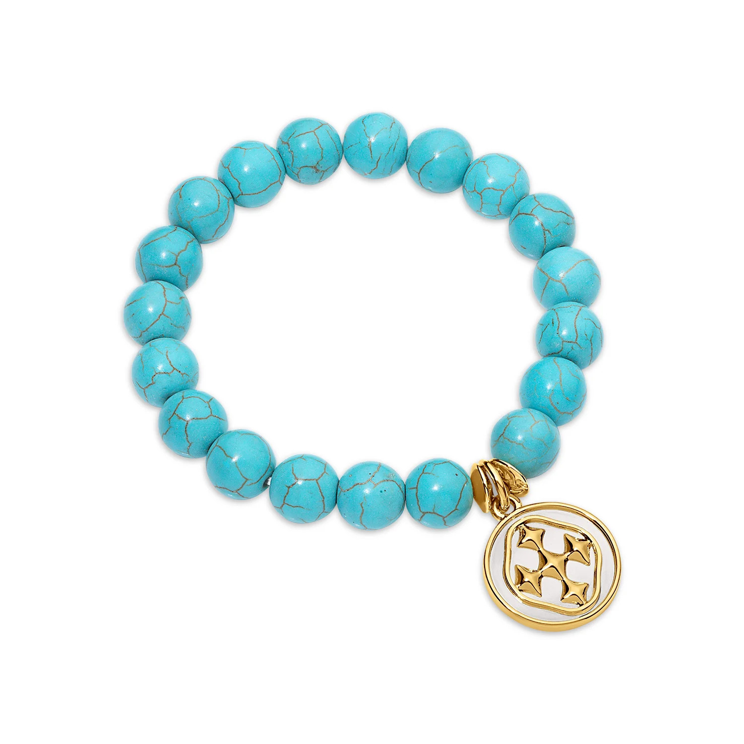 stone beaded medallion bracelet | Gracewear Collection