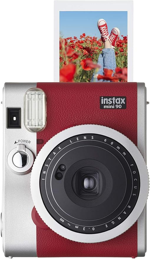 Fujifilm Instax Mini 90 Neo Classic Camera, Instant Film Camera, USA - Red | Amazon (US)