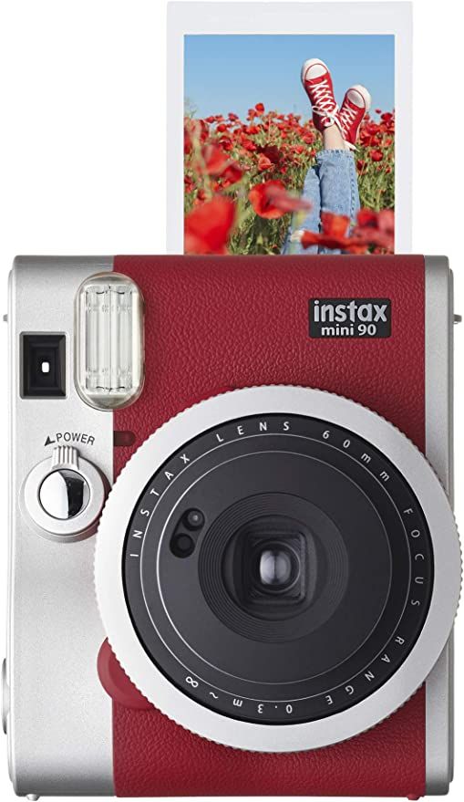 Fujifilm Instax Mini 90 Neo Classic Camera, Instant Film Camera, USA - Red | Amazon (US)