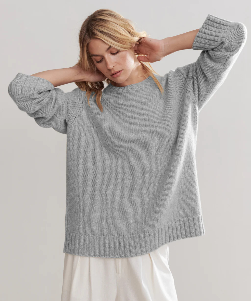 Cashmere Amelia Crewneck | Jenni Kayne