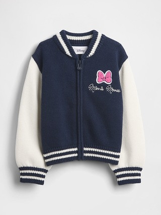 Gap × Disney Baby & Toddler Minnie Mouse Varsity Sweater | Gap (US)