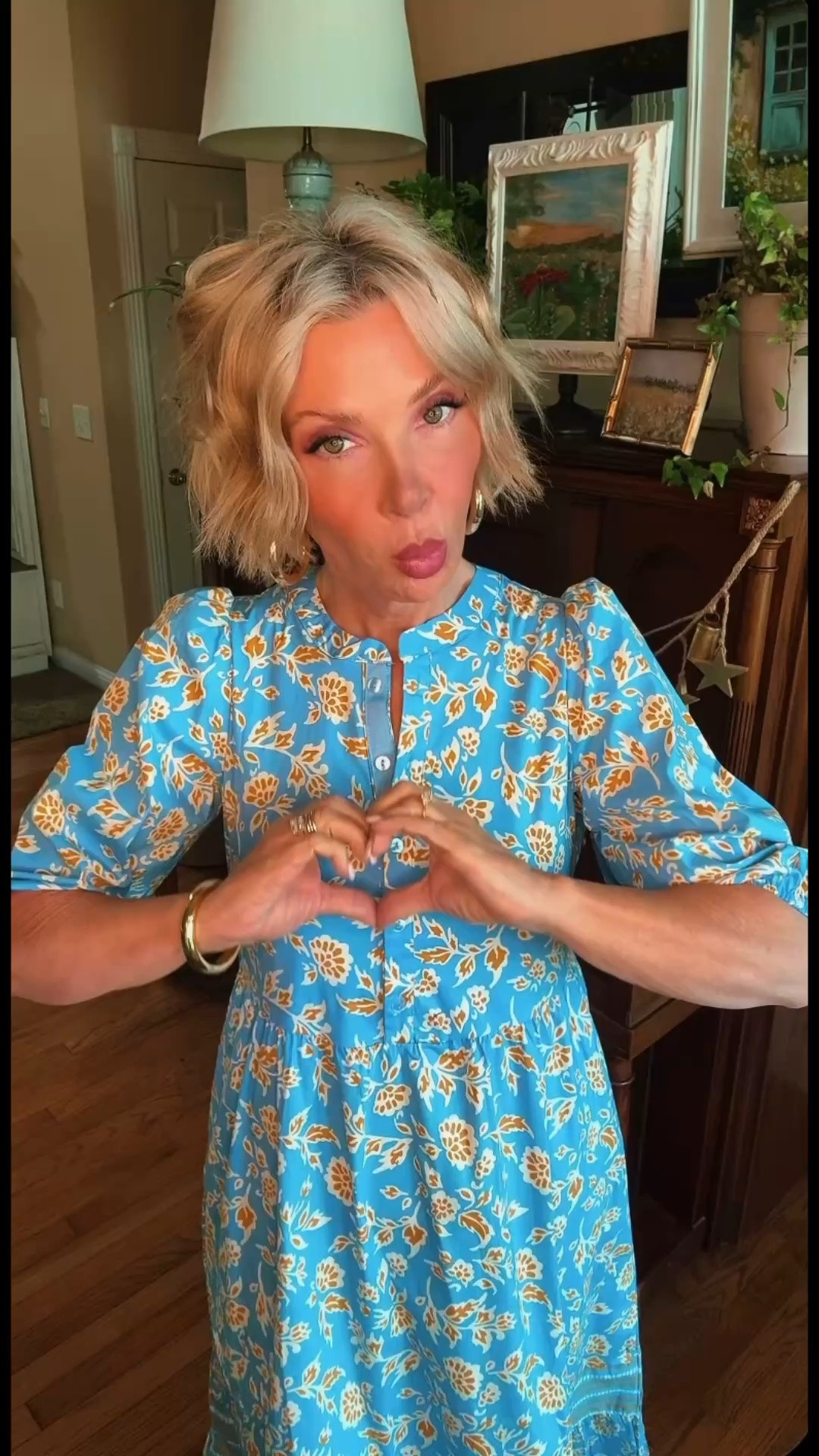 The Riley Dress from Mary Square 💙 This blue floral print is absolutely gorgeous, and I love the feminine sleeves, tiered skirt and POCKETS! It’s comfortable, flattering and such a pretty piece to wear now with sandals and later with a cardigan or denim jacket. This one just makes me happy! 💙

#LTKootd #LTKSeasonal #LTKPlusSize