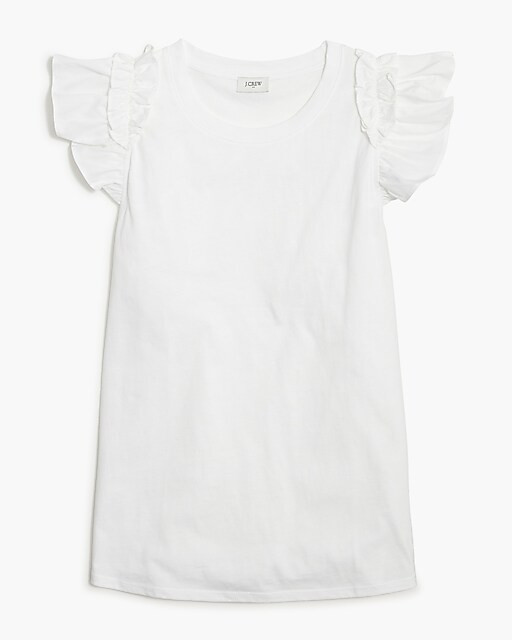 Flutter-sleeve top | J.Crew Factory