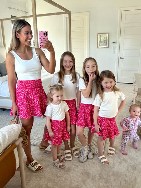 Matching mama+mini spring outfits! Lined w shorts all fit tts. Wearing sm. SARAHLIT to save! 