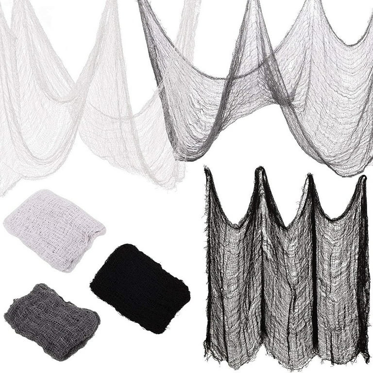 3 Pieces Halloween Creepy Cloth Scary Drape Cloth Entryways Creepy Gauze Halloween Party Decorati... | Walmart (US)