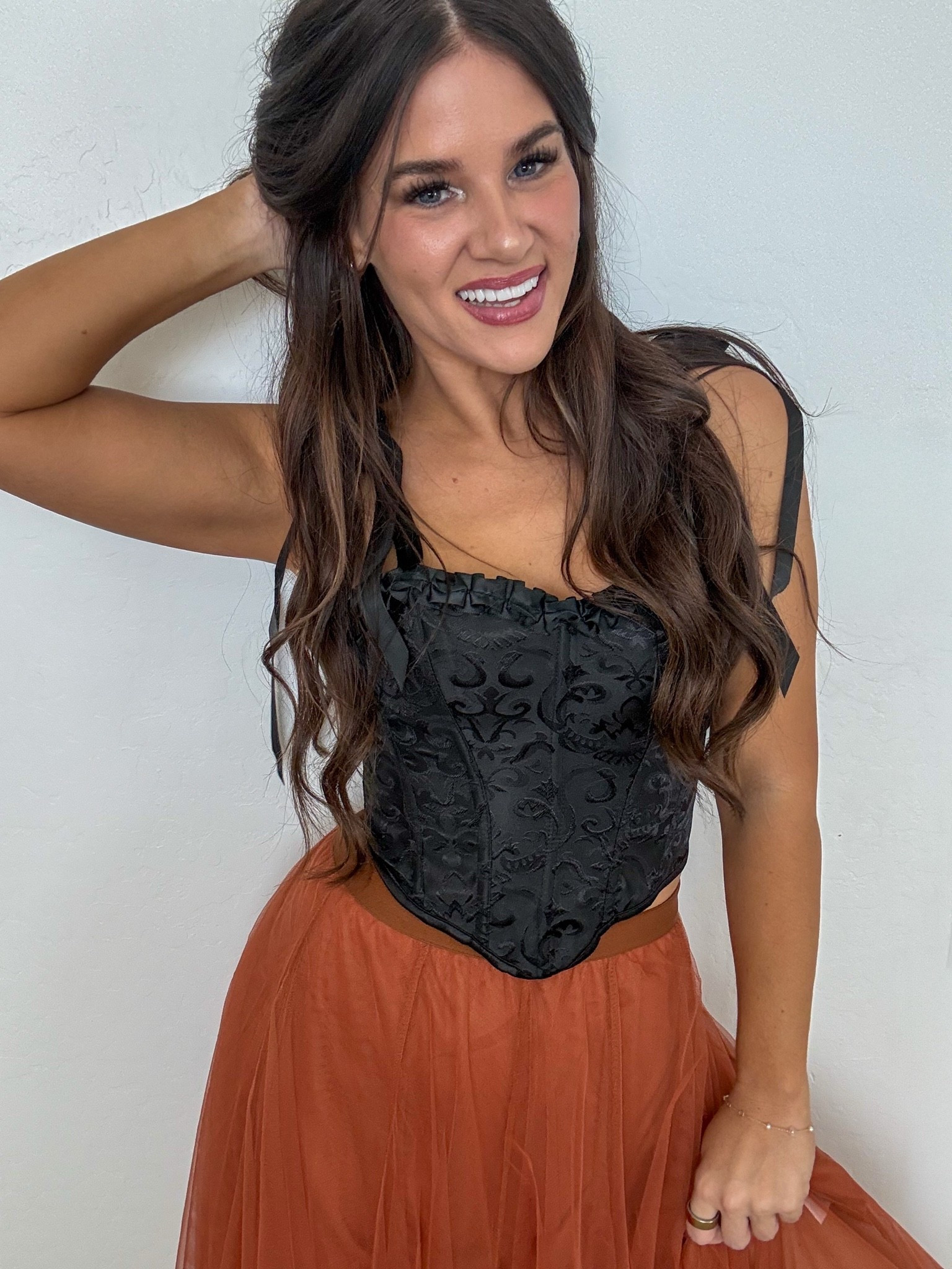 Currently accepting applications for midnight margaritas & a little practical magic. 🕯️🍂✨

I had this outfit planned for a Practical Magic party and even though I can’t make it anymore, she was way too cute not to share. ✨ The black corset + rust tulle skirt is giving me all the whimsical, witchy fall vibes. Both pieces were gifted from @Chicwish  & are linked!

#PracticalMagic #PracticalMagicOutfit #WitchyStyle #FallOutfit #FallFashion #HalloweenOutfit #ChicWish #CorsetTop #TulleSkirt #LTKStyle #LTKFashion #Gifted

#LTKootd #LTKgrwm #LTKSeasonal