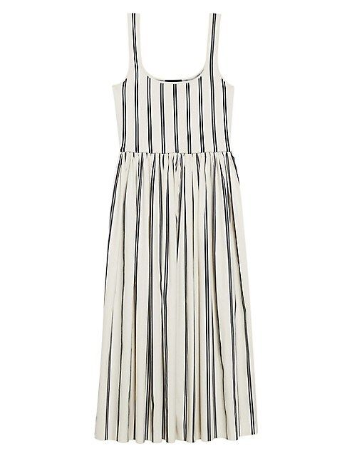Striped Midi-Dress | Saks Fifth Avenue