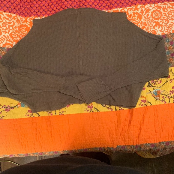 Off the shoulder green sweater | Poshmark