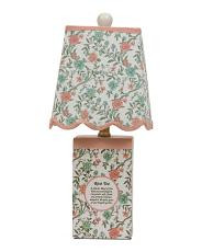 18in Flora Scalloped Shade Square Ceramic Table Lamp | TJ Maxx