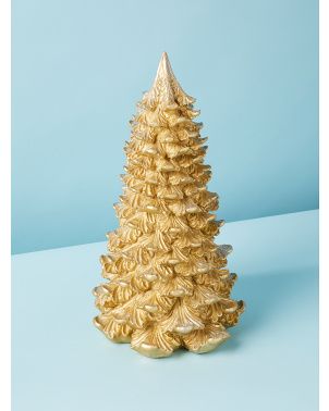 16in Glitter Cone Tree | Seasonal Decor | HomeGoods | HomeGoods