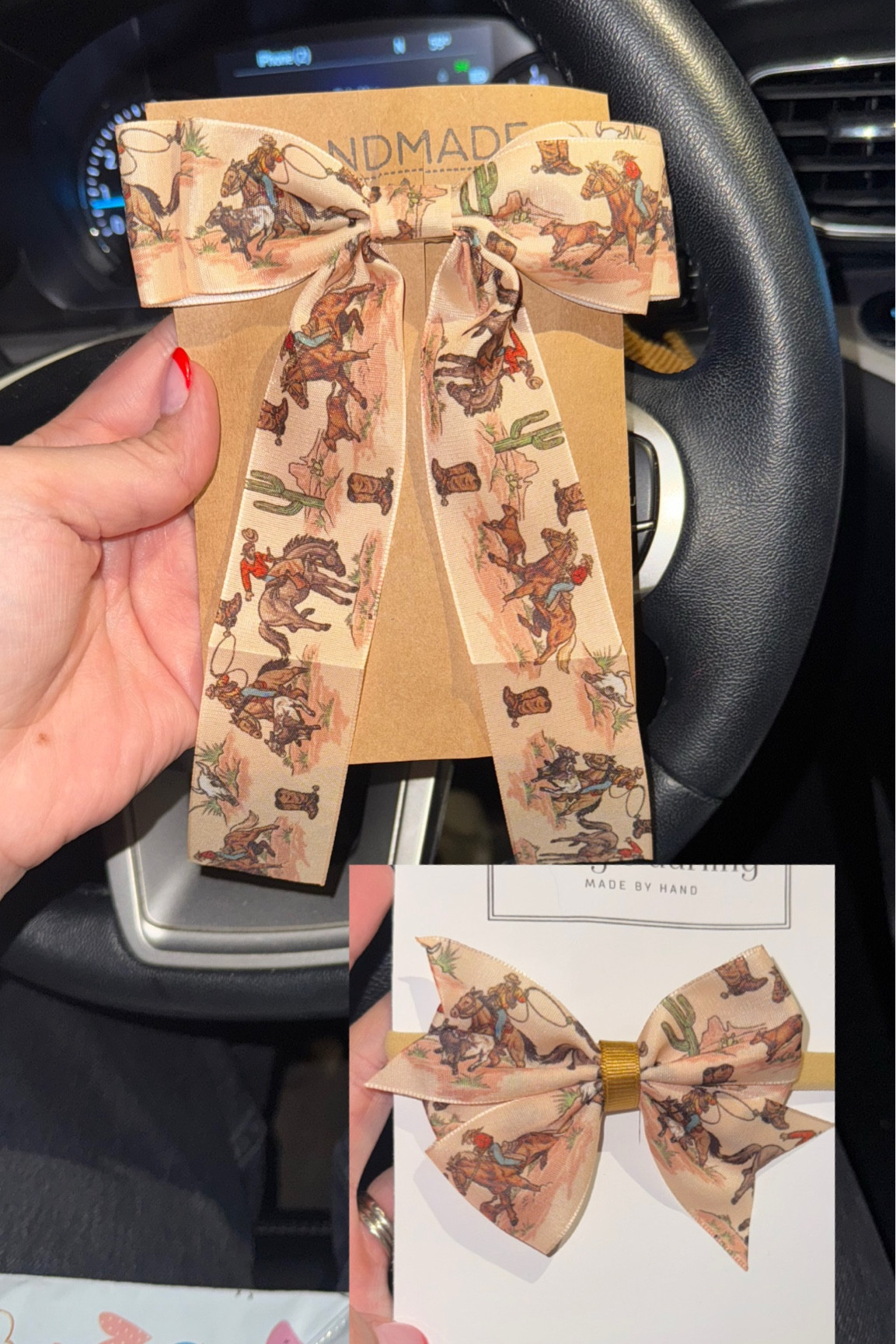 Cutest little western bows 🎀🤠

#LTKBaby #LTKKids