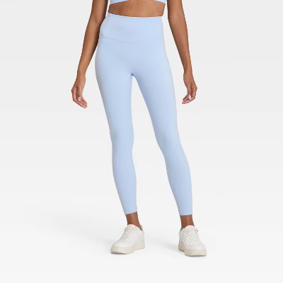 Women's Dynamic Flex High-Rise 7/8 Leggings - All In Motion™ Light Blue XXL | Target