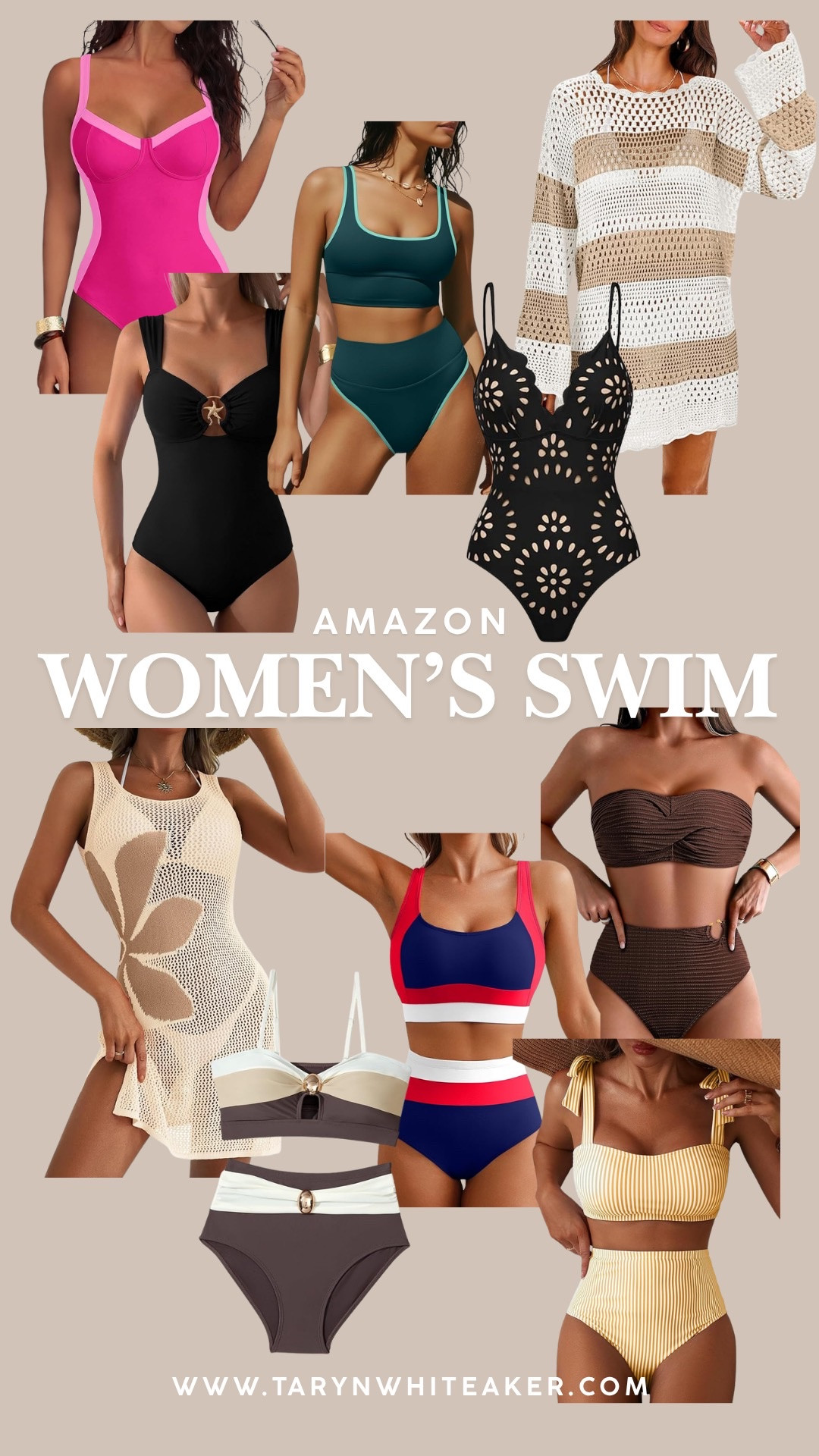 Spring swim refresh is HERE and these Amazon finds are so good

From flattering one-pieces to high-waisted bikinis and the cutest coverups… everything is giving confident, comfy, and mom-friendly in the best way

Perfect for spring break, pool days, and summer vacations ahead

Swimwear, Amazon swimsuits, flattering swimsuits, mom swim style, high waisted bikini, one piece swimsuit, modest swim, spring break outfits, vacation outfits, beachwear essentials

#LTKTravel #LTKSwim #LTKSeasonal