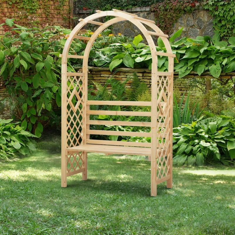 Kurland Fir Outdoor Bench | Wayfair North America