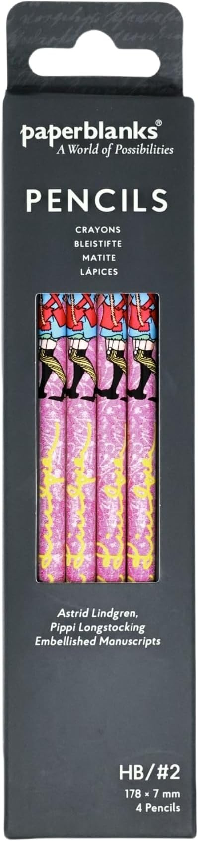 Paperblanks - Astrid Lindgren, Pippi Longstocking - Embellished Manuscripts Collection - Pencils | Amazon (DE)