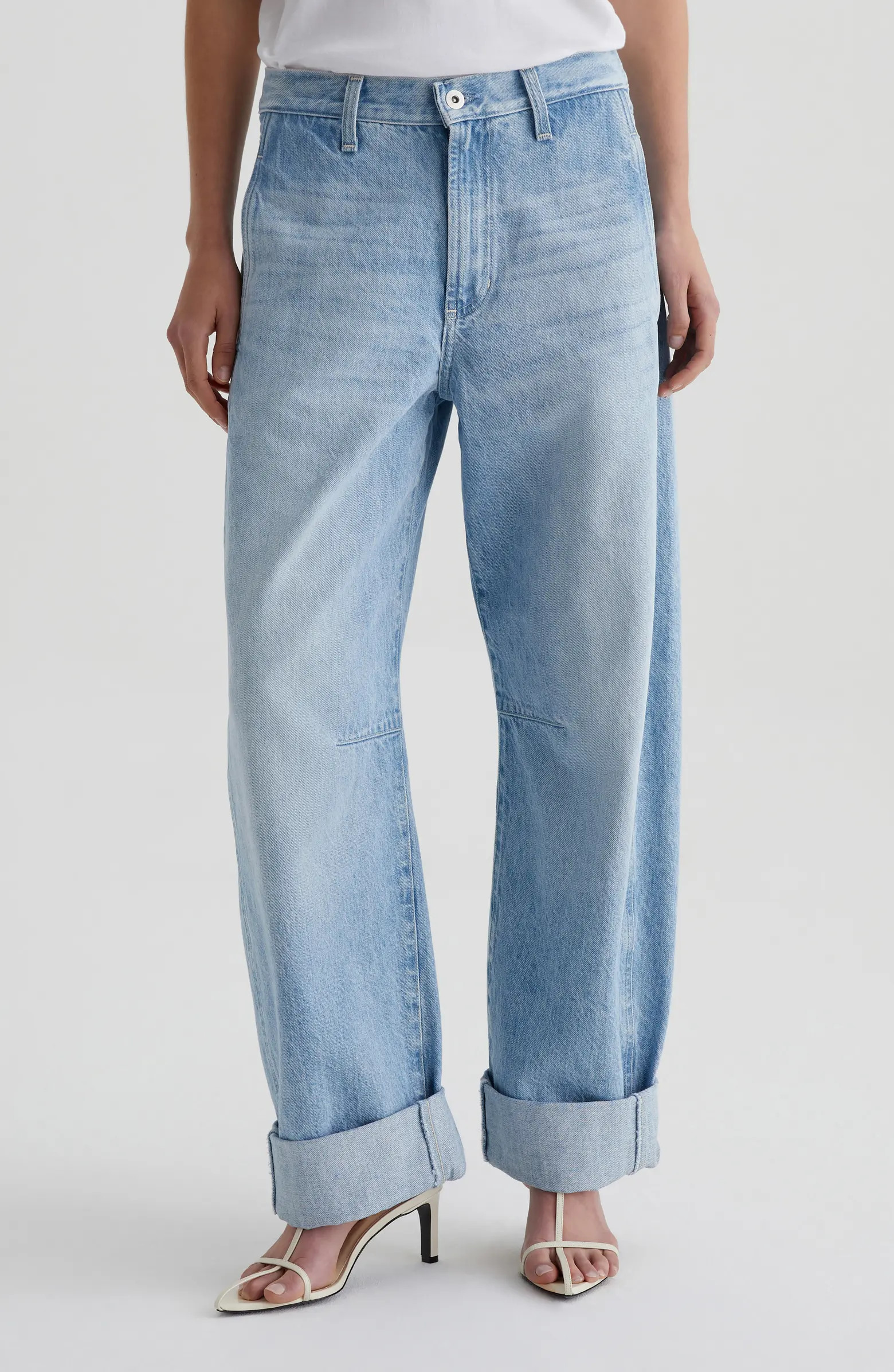 Mercer Cuffed Barrel Jeans | Nordstrom