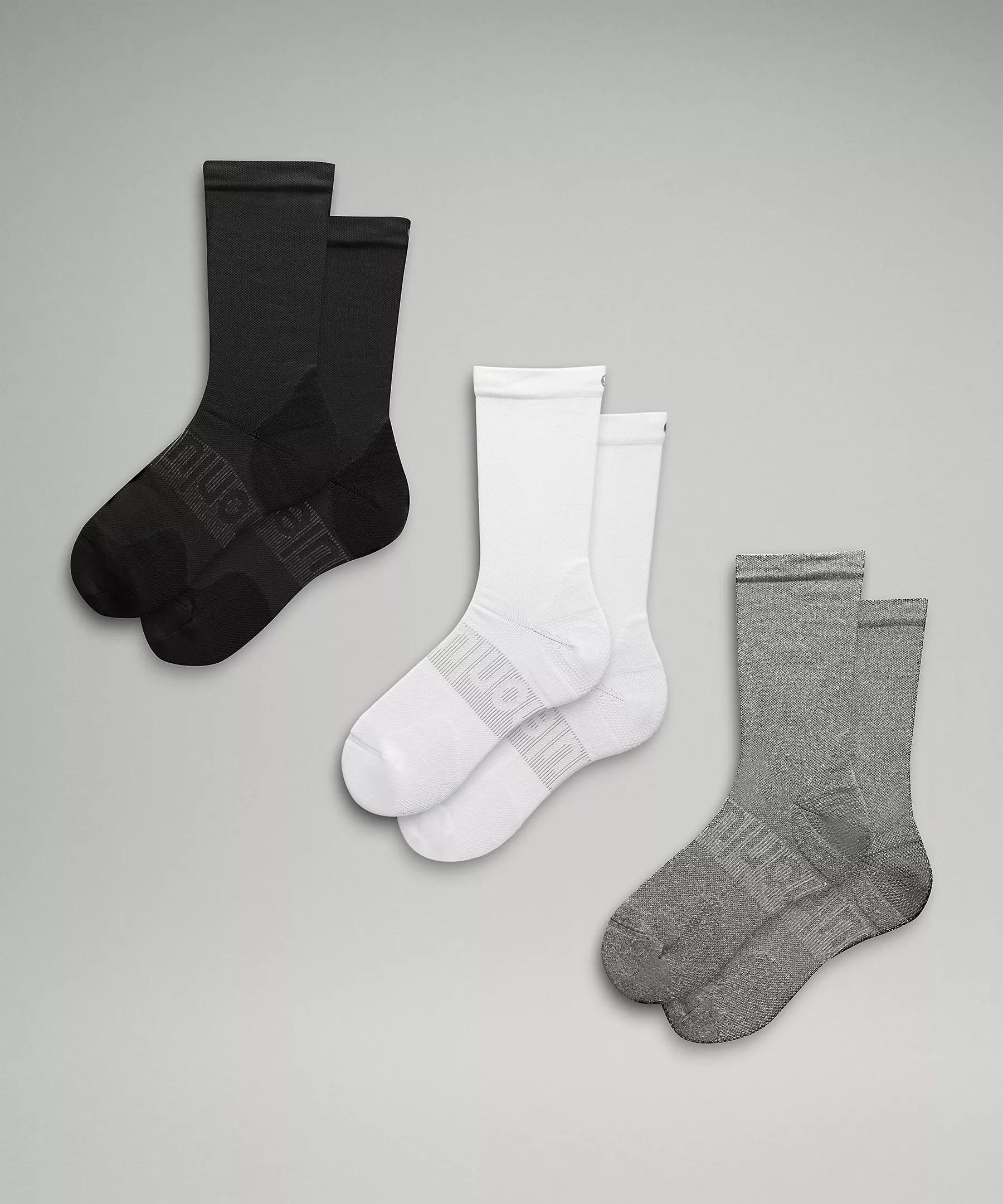 Men's Power Stride Crew Sock *3 Pack | Men's Socks | lululemon | Lululemon (US)