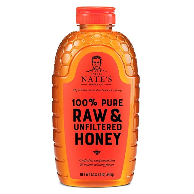 Nature Nate’s 100% Pure, Raw & Unfiltered Honey; 32oz. Squeeze Bottle; Award-Winning Taste | Amazon (US)