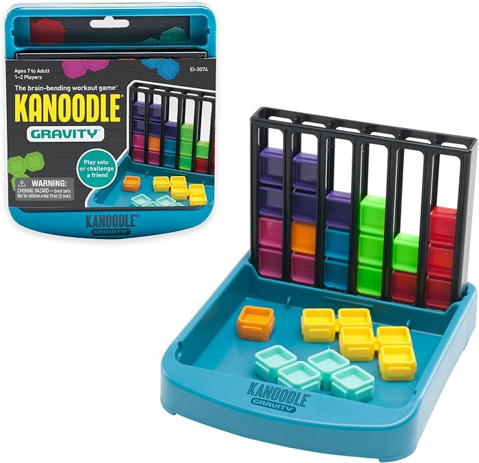 Educational Insights Kanoodle Gravity - 3D Brain Teaser Puzzles for Kids, Spatial Puzzle Games for Adults, Teens and Kids, Problem Solving Toys and Logic Puzzles, Single Player Games | Amazon (US)