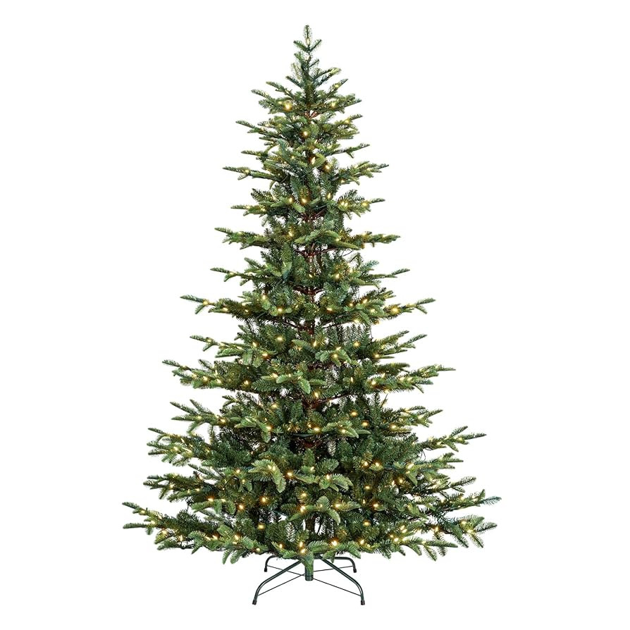 Hykolity 6 ft Artificial Aspen Fir Christmas Tree with 797 PE &PVC Branch Tips, 330 Warm White LE... | Amazon (US)