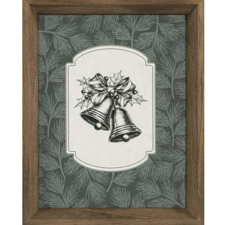 My Texas House Holiday Bells Framed Holiday Wall Art 8x10 - Walmart.com | Walmart (US)