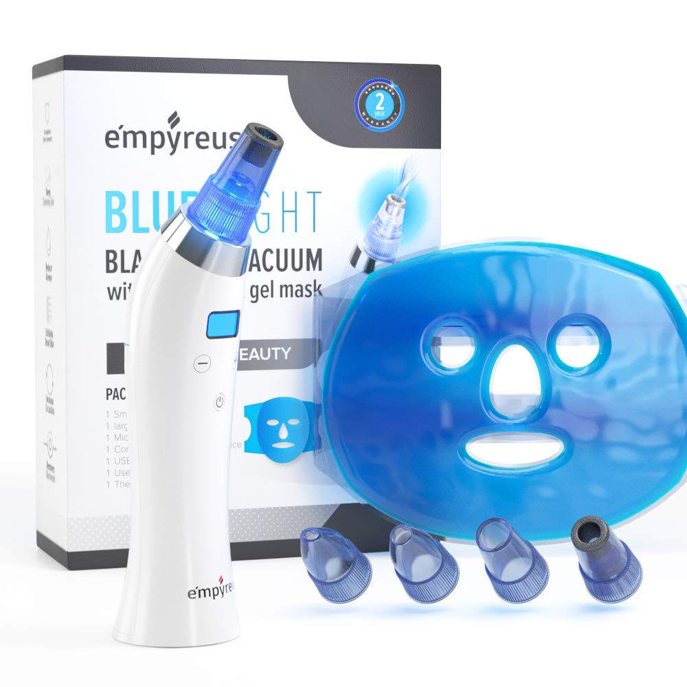 Empyreus Blackhead Vacuum Remover Kit Advanced Blue Light, 1 Count (Pack of 1) | Amazon (US)
