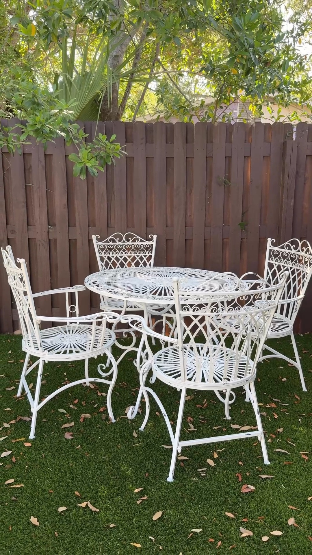 I think I just created my favorite spot!! 🤩 
@new_vision_home 

I love that this dining set has a vintage look and design to break up all the modern pieces and with its coated finish, it can handle outdoor climate. 

Tried so many furniture options in this corner but finding one that doesn’t need to be covered is a huge plus and gives us another place to dine outdoors which we love 🫶🏼

What do you think of the vintage vibes?

#outdoor #alfresco #dining

#LTKStyleTip #LTKHome #LTKSeasonal