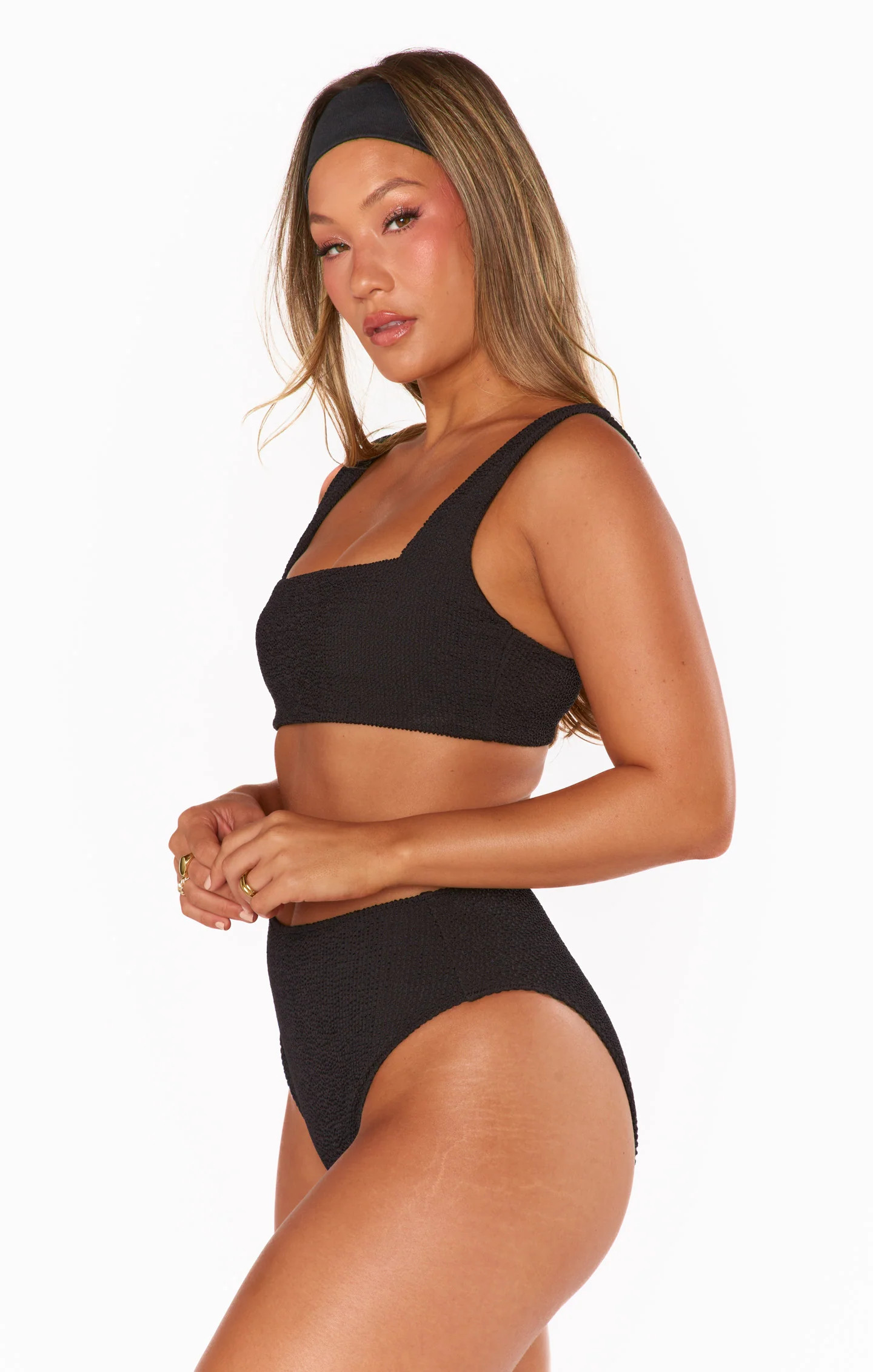 Hot Tub Top ~ 80s Party Colorblock Scrunch | Show Me Your Mumu