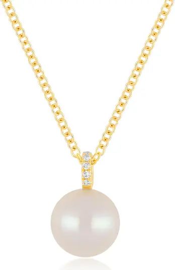 Mother-of-Pearl & Diamond Pendant Necklace | Nordstrom